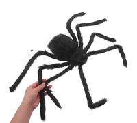 Cabilock 25 Inch Halloween Spider Decorations for Outdoor Indoor Decorations, Scary Fake Spider Props for Yard Patio Window Creepy Party Supplies Haunted House Decor