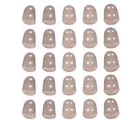 Cabilock 25pcs Guitar Silicone Finger Protector Covers Finger Caps Fingertip Guards for Guitar Players Gray Color Suitable for Injury Protection and Playing