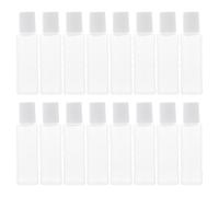 Cabilock 25Pcs Mini Contact- Liquid Bottles Empty PP Care Containers Travel Eye Box Accessory Portable Transparent Bottles