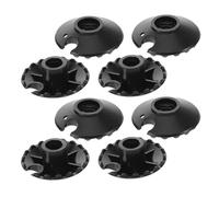 Cabilock 25PCS Trekking Pole Basket Replacement Accessories for Hiking Walking Sticks Round Snow and Mud Baskets Lightweight for Stable Footing and Quick Terrain Adaptation