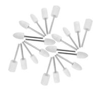 Cabilock 25pcs Wool Felt Grinding Heads Polishing Buffing Wheels for Nails Watches Jewelry Glass Rotary Tool Accessories for Precision Cleaning and Bright Finishing