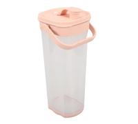Cabilock 2l Iced Tea Jug Reusable Beverage Dispenser with Handle for Fridge Door, Healthy and Sturdy Drink Container for Home and Restaurant Use