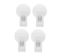 Cabilock 2Pair Car Suction Cup Clips for Windshield Glasses and Document Holder Reliable Parking Ticket Holder Clamp Compact Easy Installation Multipurpose Car Accessory for Secure Permit