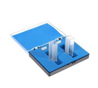 Cabilock 2Pcs 10Mm Path Length Quartz Cuvettes for Spectrophotometry Laboratory Use Micro Optical Cuvette Set for Accurate Reading in Uv-Vis Experiments