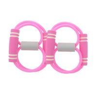 Cabilock 2Pcs 8-Shaped Latex Elastic Resistance Bands for Strength Training, Multi-Function Fitness Pull Ropes for Shoulder, Back, and Arm Exercise at Home