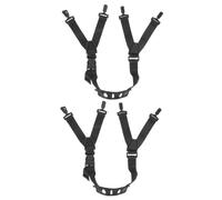 Cabilock 2Pcs Adjustable Helmet Chin Strap Professional Hard Hat Chin Holder Replacement Y-shape Jaw Strap for Football and Safety Helmets