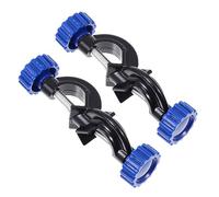 Cabilock 2Pcs Adjustable Stand Clamp Holders Heavy Duty Cross Clips for Laboratory and Research Use Stable Fixing Bracket for Experiments and Home Applications
