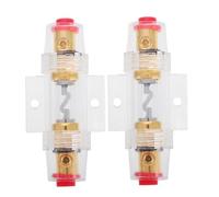 Cabilock 2pcs Agu Fuse Holder for Automotive Inline Fuse Block Easy Installation for Enhanced Audio Performance Protects Electrical System Compatible with All Vehicle Models