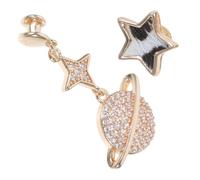 Cabilock 2pcs Alloy Watch Charms for Watchband Lightweight Decorative Watch Strap Jewellery with Fine Globe and Star Shapes Accessories