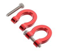Cabilock 2pcs Aluminum Alloy Tow Hook for Rc Cars Multi Functional Towing Shackle for Climbing Crawler Models Easy Installation Secure Connection Versatile Accessory for Various Car Types