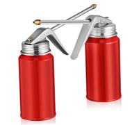 Cabilock 2pcs Automotive Oil Can High-pressure Dispensing Metal Oiling Can 200ml Capacity for Home and Industrial Maintenance with Safe and Steady Handling