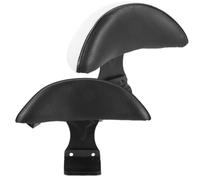 Cabilock 2pcs Backseat Cushion Rear Backrest for Electric Bike Bicycle 25mm Post Black Iron Sponge Artificial Leather Easy Clean Moulded Support