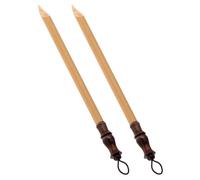 Cabilock 2pcs Bamboo Calligraphy Dip Pens with Flat Nib for Tibetan Lettering, Handcrafted Bamboo Writing and Painting Tools Suitable for Office and School Use