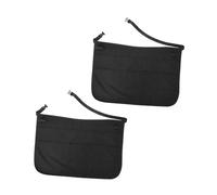 Cabilock 2pcs Barber Apron Adjustable Belt Pockets for Hairdresser Stylist Hairdressing Tools Storage Waist Apron for Salon Use
