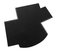 Cabilock 2pcs Beard Styling Guide Barber Enhancement Card with Scale Precision Measurement Pp Material for DIY Enthusiasts and Professional Barbers and Home Grooming