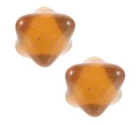 Cabilock 2pcs Beeswax Palm Massage Balls Hand Rolling Balls for Hand Finger Strength Exercise and Relief, Spiky Texture for Effective Pressure Relief and Relaxation