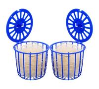 Cabilock 2pcs Bird Nest Set Bird Breeding Nest Breathable Satisfying Climbing and Biting Habit Plastic Jute Suitable for Zoos