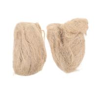 Cabilock 2pcs Bird Nesting Material Pads Made of Natural Hemp Fibers for Canaries and Finches, Bedding Refill for Tree Trunks and Garden, Promotes Bird Breeding Convenient Solution
