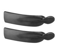 Cabilock 2pcs Black Nylon Plastic Recurve Longbow Limb Tip Guards | Quick installation, helps improve accuracy and reduce hand fatigue, for practice and target shooting, cuts replacement needs