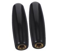 Cabilock 2pcs Black Plastic Beer Tap Handles Beer Faucet Accessories Replacement Handles for Kegerator Tower Suitable for Home Bar and Pub Use