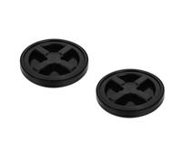 Cabilock 2pcs Black Pp Car Wash Bucket Lid Leak Proof Dustproof Cap