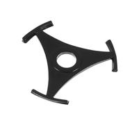 Cabilock 2pcs Black Vinyl Record Adapter Center Hole Reducer 45 Revolutions Per Minute Spindle Insert for 7-inch Singles Turntable Accessories Compatible with Home Audio Players