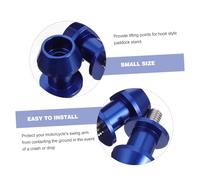 Cabilock 2PCS Blue Cnc Rear Lift Screws Motorcycle Swing Arm Stand Screws Motorbike Accessories Easy Install Stable Performance Paddock Stand Compatible