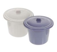 Cabilock 2pcs Boys and Girls Pee Pot Household Elderly Urinal Plastic Covered Spittoon for Night Urine Pot Convenient Potty Random Color