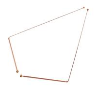 Cabilock 2pcs Brass Dowsing Rods for Water Divining Spirit Tracking and Paranormal Investigation Gold Prospecting Tools Suitable for Beginners and Professionals Outdoor Use