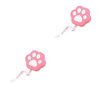 Cabilock 2pcs Cartoon Mini Tape Measure Portable Body Measuring Tool for Clothing Cute Design Flexible Lightweight for Sewing and Crafts