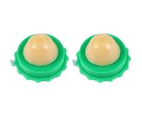Cabilock 2pcs Cat Snacks Catnip Lollipop with Cover to Increase Appetite Healthy Pet Snack for Cats and Kittens Made from Natural Catnip in Green