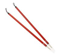 Cabilock 2Pcs Chinese Calligraphy Brush Pens Lightweight Traditional Writing and Painting Tools for Beginners and Adults with Sturdy Aluminum Handles for Fine Handwriting and Landscape Art