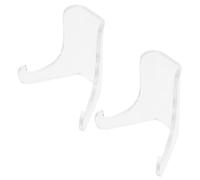 Cabilock 2Pcs Clear Acrylic Easel Display Stands Small Transparent Plate Holders Multi-functional Photo Frame Display Holders for Artwork Plates Photos Desk Showcase