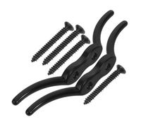 Cabilock 2pcs Cleats Stainless Steel Double Horn Rope Tie Down for Boat Deck Mounting Nautical Mooring Holder with Screws for Kayak Canoe Yacht Pontoon Secure Mooring