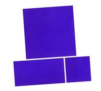 Cabilock 2pcs Cobalt Glass Sheet Scientific Supplies Replacement Experiment Device Glass Plate Replacement School Physical Supply Cobalt Experiment Chemistry Tools Blue