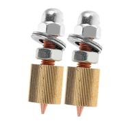 Cabilock 2PCS Copper Spot Welder Chuck for Automotive Sheet Metal Repair Durable Dent Puller Clamp Attachments Compatible with Various Cars and Trucks User Friendly Design for Efficient