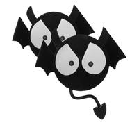 Cabilock 2Pcs Cute Cartoon Bat Car Antenna Toppers Spooky Halloween Vehicle Decorations Lightweight Auto Exterior Accessories for Unique Car Aesthetics