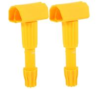 Cabilock 2pcs Detachable Mop Head Clips Clamps for Floor Mops Suitable for Wooden Tiles Laminate Floors