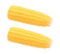 Cabilock 2pcs Dog Latex Chew Lightweight and Bite Resistant Puppy Teeth Cleaning for Interactive Playing and Pet Chewing in Yellow