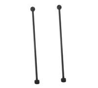 Cabilock 2pcs Double-end Marimba Mallets Rubber and Felt Heads Percussion Drumsticks Lightweight for Xylophone Glockenspiel Adults and Beginners
