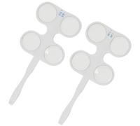 Cabilock 2pcs Double Sided Optical Flipper Eye Exercise Tool for Vision Training Optometry Test for Eye Coordination and Amblyopia Therapy Professional Visual Training Equipment for Clinics