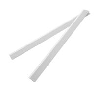 Cabilock 2pcs Dustpan Edge Strips High Elasticity Replacement Lips Flexible Rubber Bar for Dustpan Repair and Easy to Install Cleaning Accessories