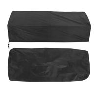 Cabilock 2pcs Elastic Lock Electronic Keyboard Cover Dustproof Piano Cloth Protector Washable Heavy-duty Oxford Fabric for Digital Pianos and Synthesizers Space-saving Foldable Design