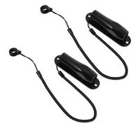 Cabilock 2pcs Elastic Pen Holder with Spring Cord and Silicone Ring Secure Anti-loss Pen Lanyard for Teachers Nurses Reception Desk Use in Office Bank Settings