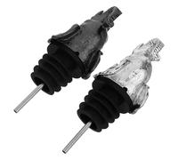 Cabilock 2pcs Elephant Head Zinc Alloy Wine Pourer Set - Leak-Proof Drip-Free Aerator Spouts for Wine and Spirits Bottles - Silver Black Alcohol Dispenser Suitable for Home Bar and Dining