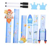 Cabilock 2pcs Erasable Height Measuring Ruler Boys and Girls Growth Charts Movable Ruler Wall Height Chart for Boy Girl's Decor
