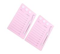 Cabilock 2pcs Eyelash Extension Magnetic Acrylic Pallet Stand with Scale for Precision Lash Application False Eyelash Holder Tray for Professional Beauty Use