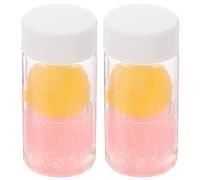 Cabilock 2pcs Eyelash Tweezer Cleaner with Sponge Ball for Efficient Lash Extension Tool Cleaning Multi-purpose Liquid Detergent for Tweezers Scissors Safe and Practical for Beauty Salon