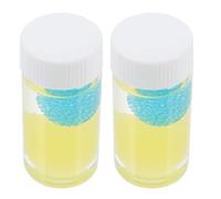 Cabilock 2pcs Eyelash Tweezers Glue Remover Liquid Portable Cleaner with Sponge Balls for Salon Eyelash Extension Tool Safe and Mild Formula for Glue Removal Random Color