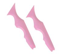 Cabilock 2pcs Eyeliner Guide Stencils Silicone Eyeliner Makeup Tool Stencil for Application Reusable Eyebrow Aid Template